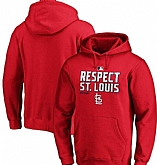 Men's St. Louis Cardinals Red 2020 Postseason Collection Pullover Hoodie